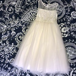 First Communion Tulle Dress Size 7